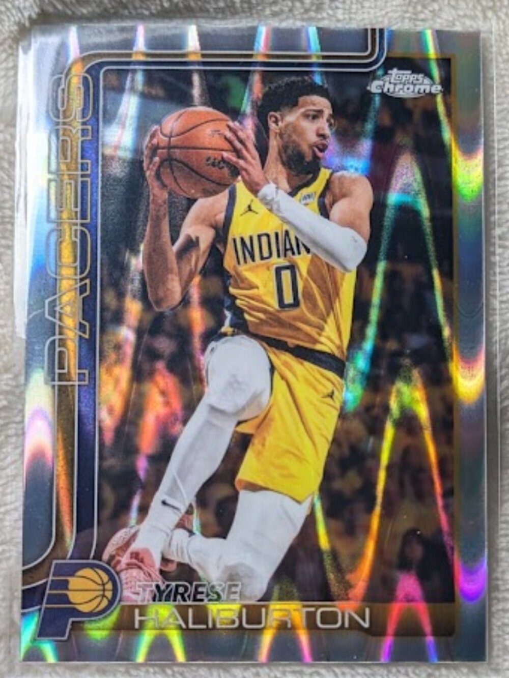 2026 Topps Chrome TYRESE HALIBURTON #18